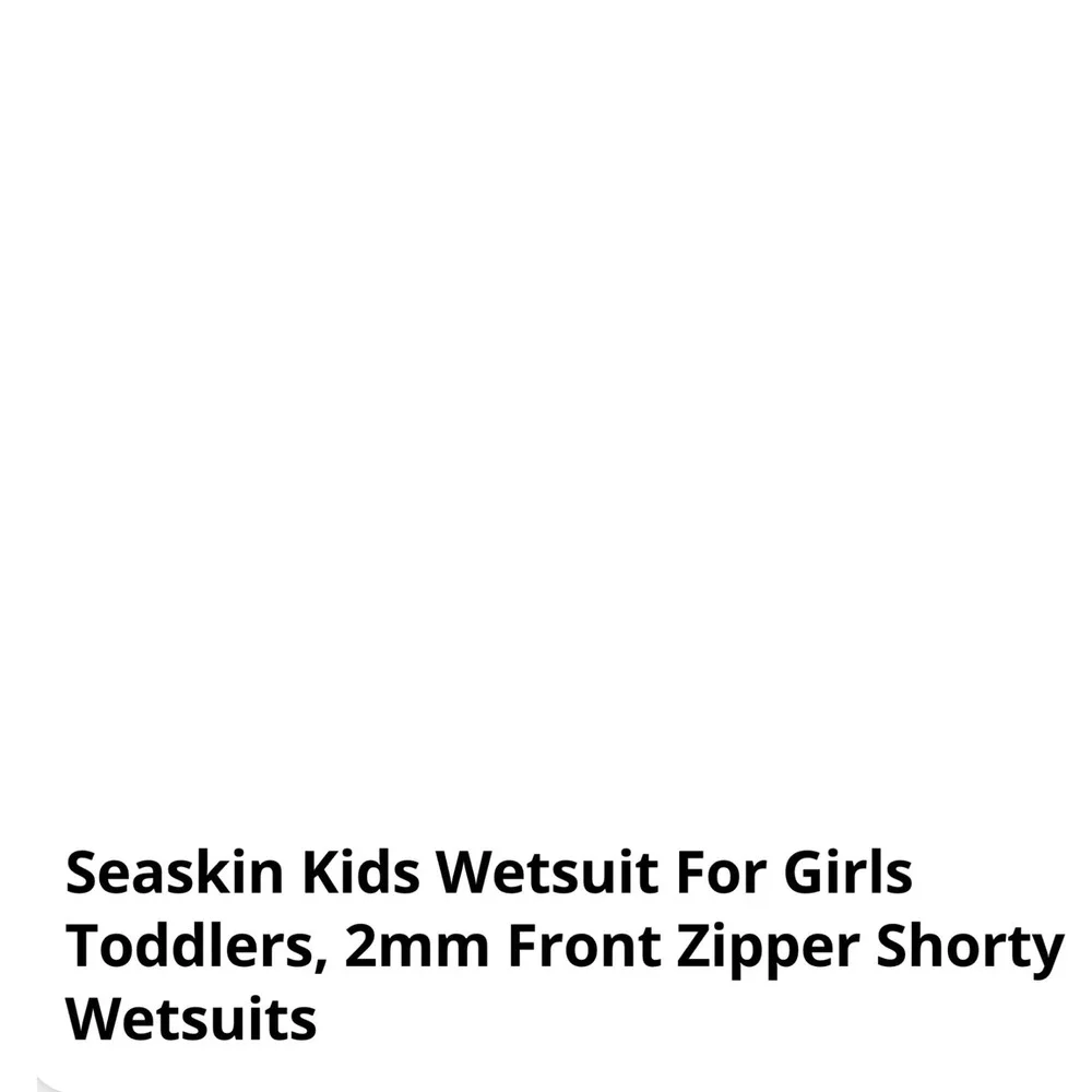 Seaskin Wetsuit Girls Size 6 Navy Blue Pink Excellent Shorty Front Zip Short Slv